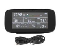 Misuratore di CO2 digitale SustVita con display dati chiaro per scantinati e automobili, rilevatore sensibile PM2,5 / PM10 e monitor multifunzionale della qualità dell'aria con