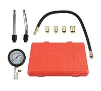 Misuratore di compressione motore, manometro per cilindri, motore a benzina, misuratore di compressione motore di alta qualità, misuratore di compressione, moto/auto, 4 adattatori - campo di misura 0-