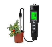 Misuratore di conduttività digitale del terreno con sensore precisione ATC for la coltura idroponica, piantagione e il giardinaggio Agricoltura e attività all'aperto(EC-8801A)