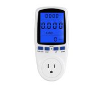 Misuratore Di Consumo Di Energia In , Regno, UE, USA. Stati , Australia, Voltaggio, Ampere | Display LCD Digitale Migliorato e Più Luminoso | Protezione da Sovraccarico, Presa D