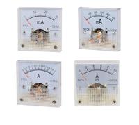 Misuratore di corrente analogico da pannello 91C4-A DC 50mA 1A 2A 3A 5A 10A 500mA 30mA Amperometro for test di circuito Amperometro Tester 1 pz(0-50A)