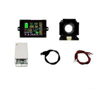 Misuratore di corrente senza fili con schermo a colori da 2,4 pollici per il monitoraggio in tempo reale di tensione, corrente, potenza, capacità e temperatura con trasmissione dati wireless (C)
