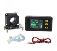 Misuratore di Coulomb bidirezionale CC con sensore ad effetto Hall e display LCD trasparente per tensione in tempo reale, capacità di corrente e monitoraggio della potenza (100 A)