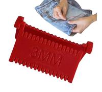 Misuratore di cucito a mano, modello di cucito con blocco bordo, misuratore di imbottitura portatile per nonni, anziani, nonne, uomini, utenti esperti e donne
