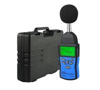 Misuratore di decibel, Fonometro digitale, tester for monitoraggio decibel o strumento di misurazione del volume del rumore con test del volume del rumore 30-130 dB per misurazioni domestiche e di fab