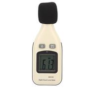 Misuratore di decibel Gamma da 30 a 130 dB con display LCD retroilluminato | Fonometro accurato per la misurazione del rumore ambientale con risoluzione 0,1 dB, design portatile e impugnatura gommata