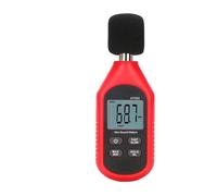 misuratore di decibel, Mini fonometro digitale 30~130 dB con display LCD, modalità Max/Min e funzione di blocco dati