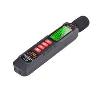 Misuratore di Decibel Portatile, Misuratore del Livello del Suono 30-130dB di Rumore Tester con Schermo LCD, Tenuta dei Dati, Spegnimento Automatico per Cantieri, Istituzioni