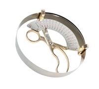 Misuratore di dimensione del cappello facile da usare per cappelli, misuratore di precisione per teste, righello per circonferenza interna portatile e preciso per cucito, maglieria e lavori manuali