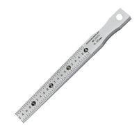 Misuratore di dimensioni fessure in acciaio inossidabile, calibro conico a cuneo, linea scala, piccole letture misurazione rapide, nonio, cucitura spazi stretti(0.2-4mm)