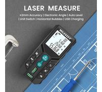 Misuratore di distanza con precisione di ±2 mm, misuratore laser di area e volum