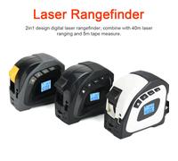 Misuratore di distanza digitale laser 2-in-1 40M/5M con LCD