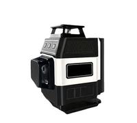 Misuratore di distanza laser, Mini Livella Laser 12 Linee 3D Autolivellante 360° Raggio Trasversale Orizzontale E Verticale Verde(Set-1)