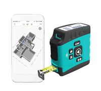 Misuratore di distanza portatile Bluetooth, strumento di misura digitale ricaricabile per la progettazione domestica, alta precisione