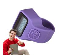 Misuratore di dita elettronico | Contatore di clic portatile leggero | Timer da corsa, contatore dita per coaching, contatore di numeri con display LCD per la scuola di formazione