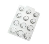 Misuratore di dita Set 4 15 Dimensioni Materiale Plastica Gioielli Sizer Per Adulti Strumento di Misurazione delle dita Home Dimensioni Strumento di Misura