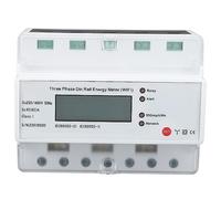 Misuratore di elettricità intelligente 3 Fase 4 Filo 4G Tipo di binario Multifunzionale Metatore di energia per la gestione dell'elettricità dell'app Tuya