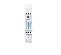 Misuratore di energia a 2 fasi, 3 fili, 110 V + 110 V, 100 A, guida DIN da 18 mm, monitor del consumo energetico, misuratore di kWh, wattmetro