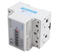 Misuratore di energia con display digitale per uso su guida DIN, nominale a 230 V con indicazione di impulsi e tecnologia di isolamento ottico