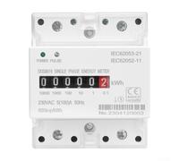 Misuratore di energia della ferrovia di baccano 220V con corrente massima 100A e indicatore LED per il monitoraggio dello stato operativo
