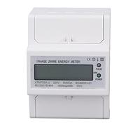 Misuratore di energia della ferrovia DIN Accuratezza ad alta precisione LCD Display 35 mm Classe 1 per uso industriale (15 (60) a)