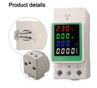 Misuratore di energia digitale AC 80 270V tester tensione corrente con display L