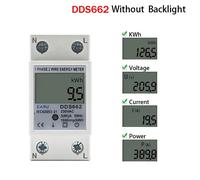 Misuratore di energia digitale LCD monofase contatore corrente tensione 80A 110V