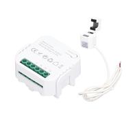 Misuratore di energia intelligente Monitoraggio del consumo energetico WIFI per la misurazione in tempo reale di Tuya e il controllo remoto AC monofase (Bianco)