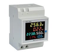 Misuratore di Energia LCD Potenza Efficace Adatto 100A Scuole DIN Rail Din Rail