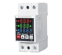 Misuratore di energia regolabile con protezione da sovratensione/sottotensione, funzione timer a 3 display, monitoraggio automatico della temperatura per la casa