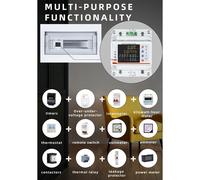 Misuratore di Energia Smart WiFi 100A con Interruttore per Applicazione Tuya