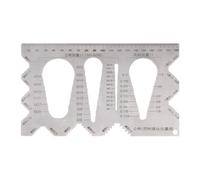 Misuratore di filettatura a vite | Strumento di misurazione preciso e portatile per bulloni metrici e imperiali - Controllo della filettatura e dimensioni della vite,Per officina Riparazione Lavoro