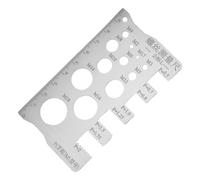 Misuratore di Filettatura,Strumento Per La Verifica Della Precisione In Acciaio Inossidabile,Righello Per Misurazione Del Passo - Per La Misurazione Di Filetto Bullone Dado E Passo Per L'Industria E L