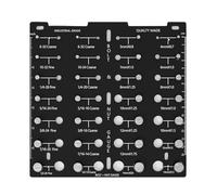 Misuratore Di Filetti,Calibro per Dadi Metrici e Imperiali - Strumento per la Misurazione delle Viti - Per Edilizia, Automobilistica, Idraulica, Ingegneria, Manutenzione E Domestica