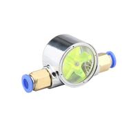 Misuratore di flusso d'acqua a 2 vie G1/4 Flussometro raffreddato ad acqua, indicatore di flusso raffreddato ad acqua, 8 mm, 10 mm, connettore filtro strumento di misurazione (da 1 a 2 acrilici, 8 mm)