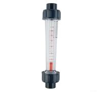 Misuratore di flusso d'acqua per uso industriale, LZS-15, rotametro per tubi in plastica con intervallo di misurazione 10-100 l/h, precisione del 4%, compatibile con tubi DN15 (1/2"), funzionamento 0