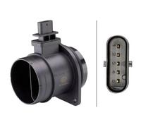 HELLA 8ET 358 095-711 Debimetro, 5a... poli, Bocchettone di tubo