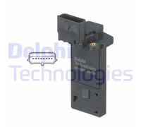Misuratore di flusso d'aria senza alloggiamento AF10682-12B1 DELPHI per OPEL