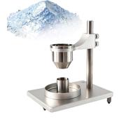Misuratore Di Flusso Per Polveri Metalliche, Tester Di Densità Apparente Per Polveri, 2-In-1, ±0,4 S, Imbuti Da 2,5/5,0 Mm (Ottone/Acciaio Inox), Supporto Regolabile A 60°(Stainlesssteel,2.5+5.0mm)