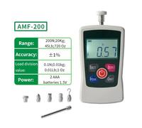 Misuratore di forza digitale, Dinamometro digitale Push Pull con dinamometro elettronico retroilluminato Tester portatile AMF(200N)