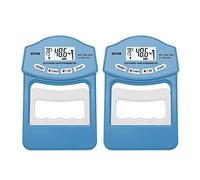 Misuratore di forza digitale Dinamometro manuale digitale Grip Strength Trainer 396Lbs/180 Kg Grip Strength Rehabilitation Training Tester for uomini e donne(2Pcs Blue Meter)