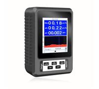 Misuratore di Gauss portatile, Xr-1 Contatore Geiger Portatile Rilevatore Di Radiazioni Nucleari Dosimetro Personale Tester Per Marmo Raggi X,per i test di Gauss EMF(Black)
