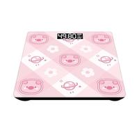 Misuratore di grasso corporeo, display multifunzione, strumento di gestione della salute domestica, 26 x 26 x 2 cm, misurazione percentuale di grasso corporeo, alta precisione, fitness tracker