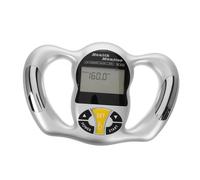 Misuratore di Grasso Corporeo Portatile Bmi e Rapporti Salute | Abs Argento, Analisi del Grasso Corporeo, Strumento Portatile, Letture Precise per Fitness e Controllo