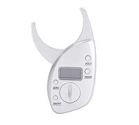 Misuratore di grasso corporeo, tester digitale portatile per la misurazione della pliche cutanee, tester di fitness personale Calibri elettronici Calcolatore digitale BMI Calibro