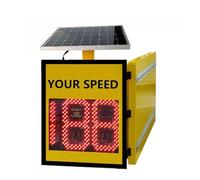 Misuratore di limite di velocità radar solare, display di avviso di feedback sul traffico, segnali, for segnaletica di sicurezza stradale(Solarenergy)