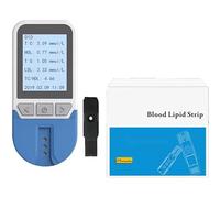 Misuratore Di Lipidi Multifunzione 5 In 1, Misuratore Di Test Del Colesterolo, Trigliceridi HDL, Con 25 Strisce, 500 Set Di Valori Di Memoria, 2 Risultati Minimi, Dispositivi Di Rete Collegabili Per a