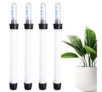 Misuratore di livello acqua per vasi da fiori, 4 indicatori di umidità per piante, sensore di umidità del terreno, contatore acqua per vasi da fiori per giardinaggio e piante in vaso.(4PCS)