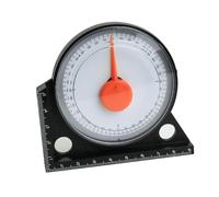 Misuratore di livello ad angolo ad alta precisione, 94 x 81 x 13 mm, in plastica, ad alta precisione, adatto per applicazioni domestiche, multifunzione, adatto per angoli di misurazione