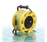 Misuratore di livello dell'acqua - Calibro di profondità ad alta precisione con LED e allarme cicalino per la misurazione di pozzi e acque sotterranee, strumento a nastro in acciaio da 30-300 m